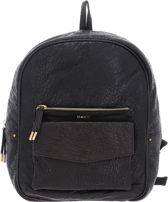 Produktbild von DAY ET Leder Freizeitrucksack Rucksack Bubbly Backpack Black schwarz