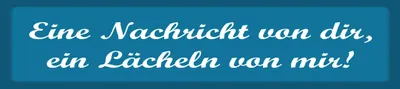 Produktbild von vianmo Blechschild 10x46 cm Eine Nachricht von dir, ein Lächeln von mir