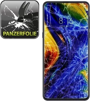 Produktbild von 4x Panzerfolie für Xiaomi Mi Mix 3 ANTI-SCHOCK Displayschutzfolie MATT