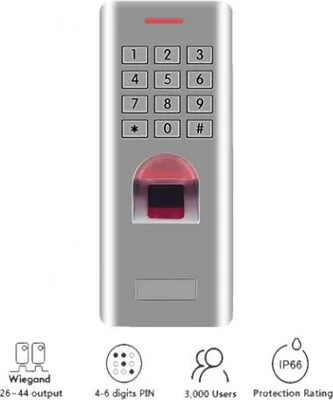 Obrázek produktu pro Klávesnice/biometrická čtečka prstů ZONEWAY SF2