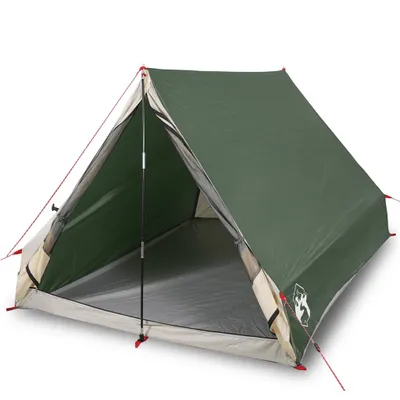 Immagine prodotto di Tenda da Campeggio Telaio ad A per 2 Persone Verde Impermeabile