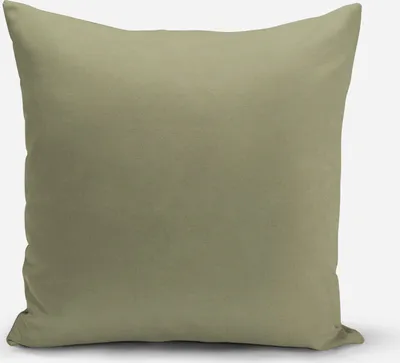 Produktbild von SCHÖNER LEBEN. Kissenhülle Outdoor uni olivgrün div. Größen Größe 80x80cm (HxB) 80x80cm (HxB) Größe