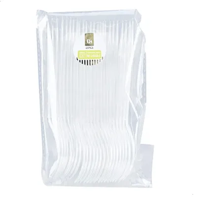 Zdjęcie produktu dla Plastikowe widelce wielokrotnego użytku - 25 sztuk
