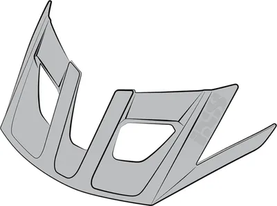 Produktbild von iXS Helmschirm Trail XC EVO , Grau, S/M - M/L