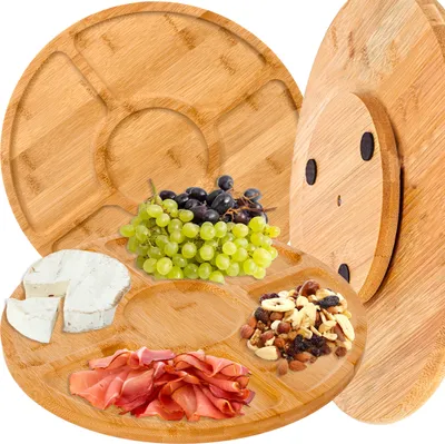 Produktbild von Ruhhy 24290 rotierender Bambusteller