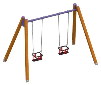 Produktbild von Schaukel Balancewippe Wippgerät Erholungsgebie Schaukeltier Freiluftwippe Kinder