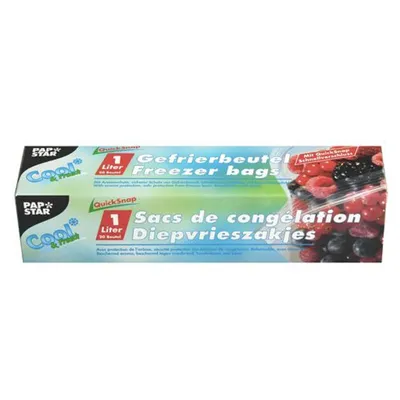 Immagine prodotto di PAPSTAR QuickSnap sacchetto per congelatore da 1 litro, 180 x 200 mm