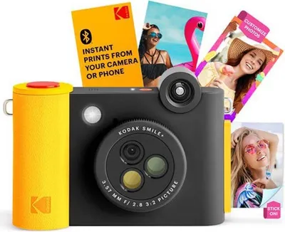 Produktbild von Kodak Smile+, 50,8 x 76,2 mm, Schwarz, Gelb, Filter, MicroSD (TransFlash), 5 MP, Auto