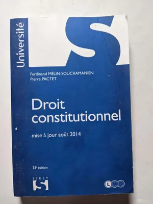 Image de Droit constitutionnel