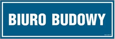Obrázok produktu pre Informačná tabuľa kancelárskej budovy s nálepkami 300 X 100, PN PLATE 1MM