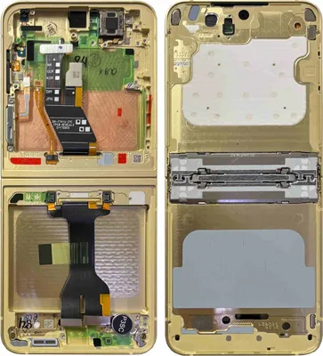 Produktbild von Samsung Display LCD Mittelrahmen für Galaxy Z Flip6 GH82-35016B Ersatzteil Gelb
