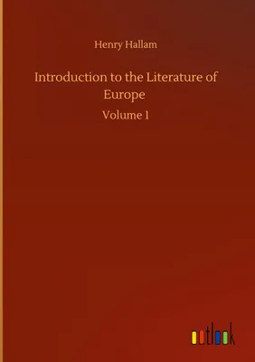 Produktbild von Introduction to the Literature of Europe