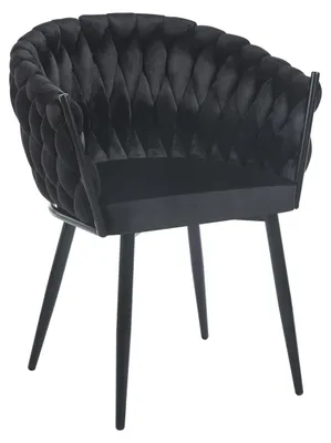 Produktbild von Designer-Polstersessel ZYPHIRA – schwarz