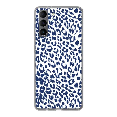 Produktbild von MuchoWow® Handyhülle Schutzhülle Hülle für Samsung Galaxy S21 Panther Druck - Blau - Abstrakt Silikon Softcase Handy Hülle - Softcase