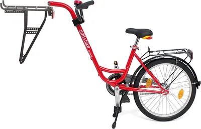 Image de Trailer add + bike by Roland rouge, 20", sans dérailleur avec roue libre