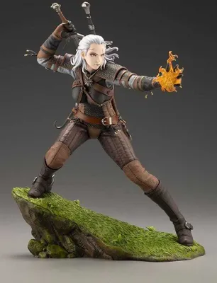 Produktbild von Kotobukiya Bishoujo-Geralt | The Witcher Sammelfigur | 23 cm