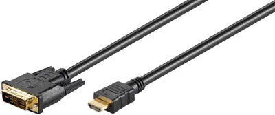 Produktbild von Goobay | Männlich | 19-poliger HDMI Typ A | Männlich | 18+1-poliger Digital-DVI (Single-Link) | 1,5 m
