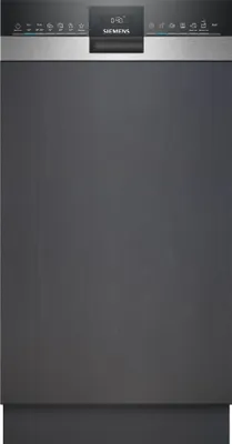 Produktbild von Siemens iQ500, Teilintegrierter Geschirrspüler, 45 cm, Gebürsteter Stahl, SR55ZS10ME