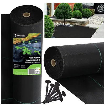 Productafbeelding van Worteldoek - Anti -Onkruid - Beschermfolie - 135g - 1,1X50 M - Zwart, AI-gegenereerde afbeelding