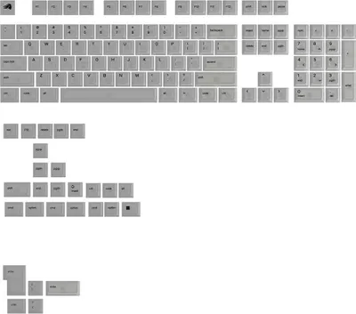 Image de Glorious PC Gaming Race Polychroma V2 Keycaps ANSI Layout US Polycarbonat UV-Druck (GLO-KB-ACC-KC-PC-POLY-US)