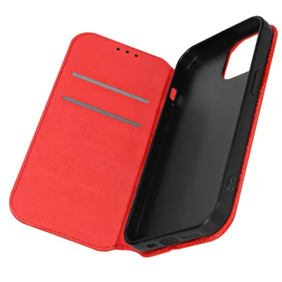 Produktbild von Avizar, Kunstleder Cover Classic Edition für Apple iPhone 15 Plus, Rot