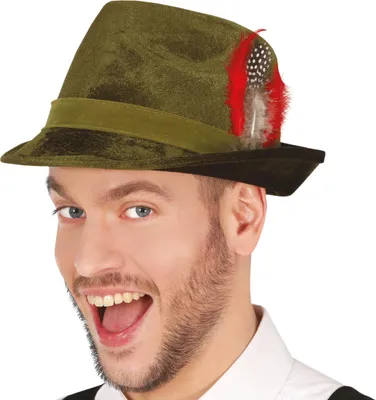 Immagine prodotto di Cappello cappello tradizionale verde tradizione cappello alpino costume festa bavarese, colore: verde