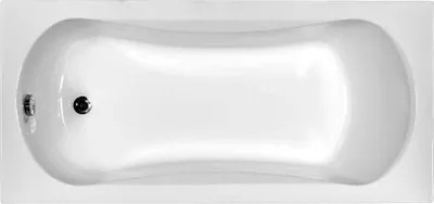 Image de Baignoire rectangulaire - 150 x 70 cm - avec Tablier - Pieds - Vidage - ARIA