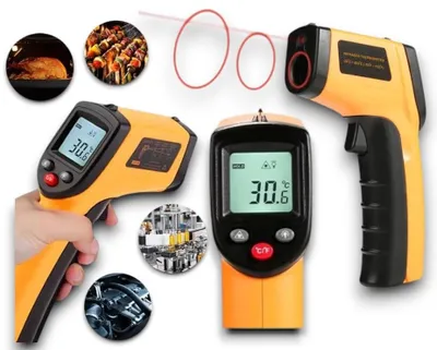 Produktbild von Laser Infrarot Thermometer Kontaktlos Temperaturmesser LCD