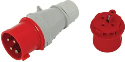 Image de Prise isolée portable à connexion rapide 32A 400V 3P+N+Z IP44