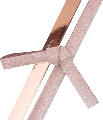 Produktbild von Papierstreifen "Glitter", 15 mm, 24 Streifen Roségold