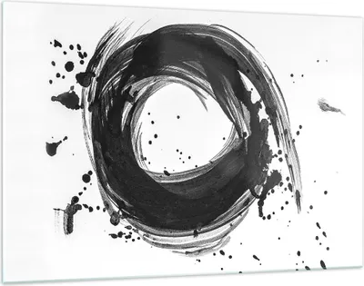 Produktbild von Bilder auf glas - Einteilig - Abstraktion Rad Aquarell - 120x80cm - Glasbilder - Wandbilder - Bilder - zum Aufhängen bereit - Wanddekoration aus Glas - Glas Bilder - Wandbild auf Glas - GAA120x80-4371
