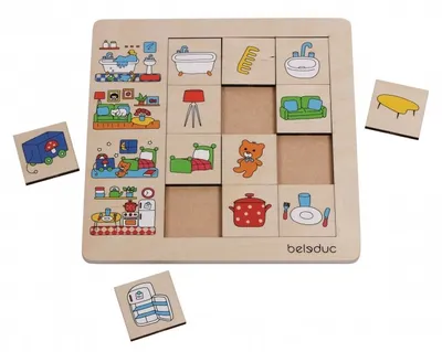 Obrázek produktu pro Beleduc Třídící puzzle MŮJ DOMOV