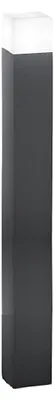Image de Borne D'Éclairage Extérieur Tower - Perenz, Avec Ampoule E27 Max. 20W, Ip54, Aluminium Peint, Anthracite, Hauteur 90 Cm
