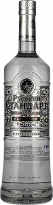 Image de Vodka Russian Standard PLATINUM 40 %  1,00 l.
