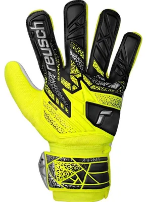 Produktbild von Reusch - "Attrakt Starter" Torhüter-Handschuhe für Kinder PP10742 (7,5) (Schwarz/Grün)