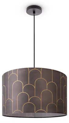 Produktbild von Deckenlampe Wohnzimmer Pendelleuchte Esstisch Lampenschirm Stoff Modern Abstrakt
