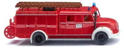 Image de Wiking 086397 Camion de pompiers LF 16 (Magirus) Échelle H0 1:87 Ce n'est pas un jouet