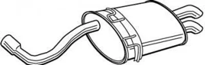 Produktbild von Walker Endschalldämpfer 22348