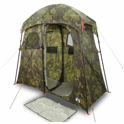 Image de vidaXL Tente de douche 2 personnes camouflage imperméable