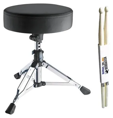 Image de K&M 14010 Tabouret Piccolino avec baguettes de batterie