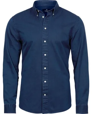Produktbild von Tee Jays - Hemd für Herren FK1272 (S) (Indigoblau)