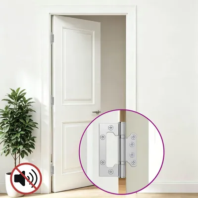 Immagine prodotto di Cerniera 8 pz 100 x 75 x 13 mm Argento Acciaio