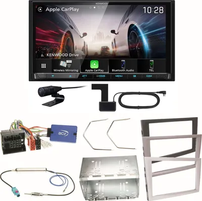 Produktbild von Kenwood DMX8021DABS Android Auto Einbauset für Opel Signum Corsa C Tigra Twintop