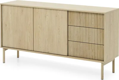 Produktbild von Furniture24 Sideboard Tavo - B Kommode Cremona Eiche 103,5 X 121,8 X 39,5 Cm Holzbeine