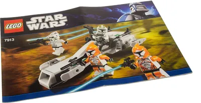 Produktbild von 1x Lego Bauanleitung Star Wars Clone Wars Clone Trooper Battle Pack 7913