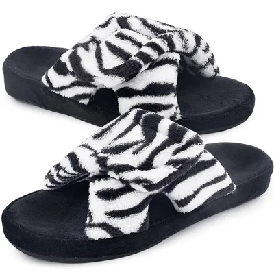 Produktbild von Gummisohlen-Slipper mit Klettverschluss und Unterstützung