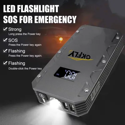 Produktbild von Auto-Starthilfe - 3000 A XME - Powerbank - Starthilfegerät - 12.000–18.000 mAh - Lithium-Ionen-Akku - Für Benzin- und Dieselmotoren