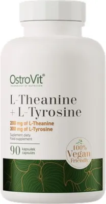 Immagine prodotto di Ostrovit L-teanina + L-tirosina vege (90 capsule) 5903246227543