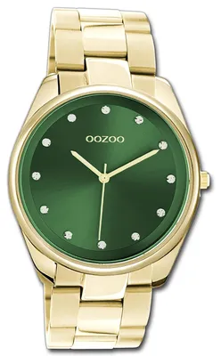 Obrázok produktu pre Hodinky Oozoo pre dámy, zlaté, s náramkom z nehrdzavejúcej oceli, quartzový mechanizmus, analógové zobrazenie, model D3UOC10966