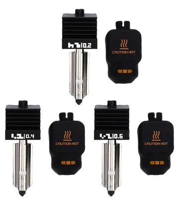 3-teiliger Hotend-Satz für P2S H2D H2S H2C 3D-Drucker